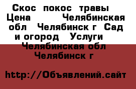 Скос (покос) травы  › Цена ­ 175 - Челябинская обл., Челябинск г. Сад и огород » Услуги   . Челябинская обл.,Челябинск г.